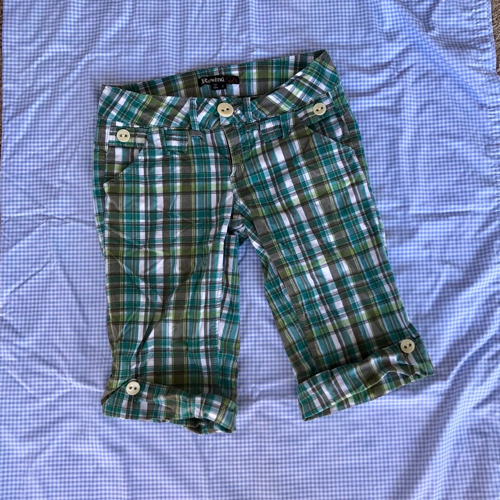 Plaid shorts